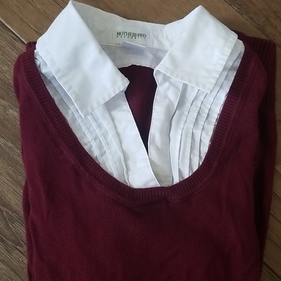 3 for $30 Maternity sweater with collar - Picture 4 of 4